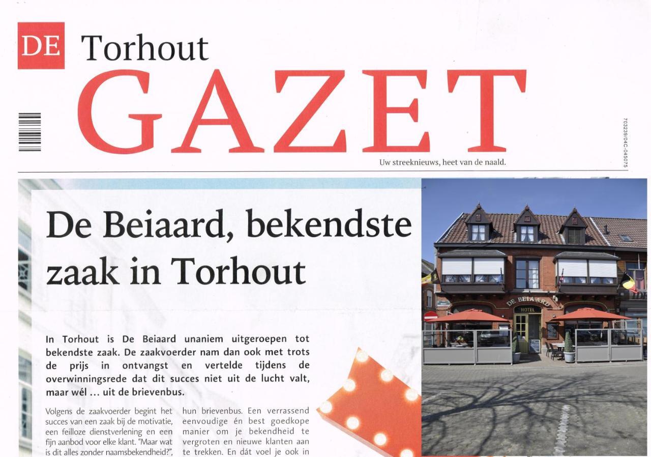 Hotel Brasserie De Beiaard Torhout Zewnętrze zdjęcie